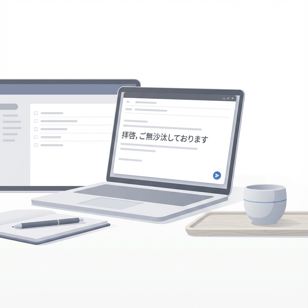 Business Email Illustration